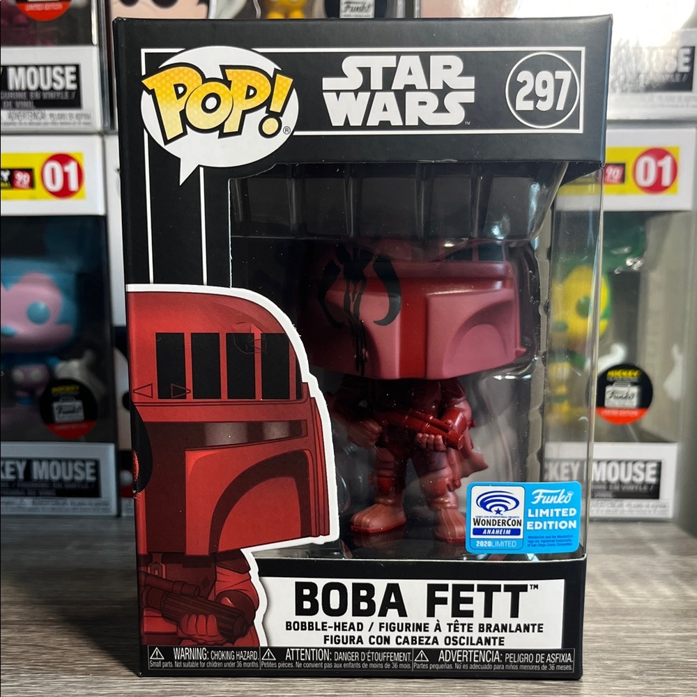 Funko Pop Star Wars Boba Fett Red Figure